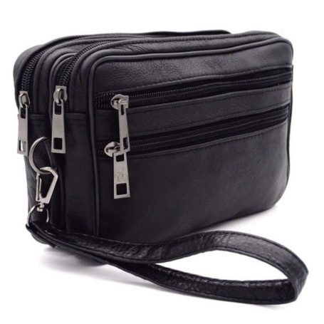 Sacoche en Cuir Charmoni avec Lanière Amovible - Élégante et Pratique