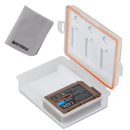 Batterie Batmax EN-EL15 avec Port USB et Organisateur pour Nikon