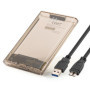 Ewent Boîtier Externe HDD/SSD 2,5" SATA USB 3.2 - Installation Sans Outils