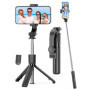 Trépied Selfie Extensible avec Télécommande Détachable - Support Smartphone Portable