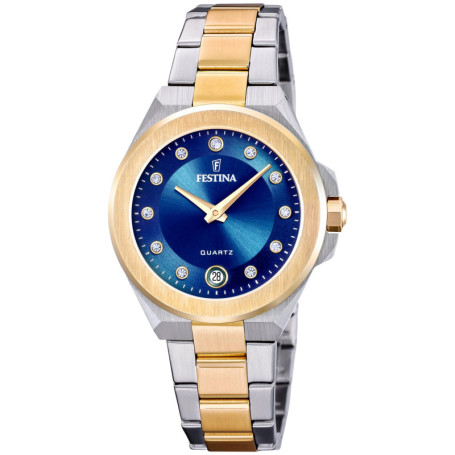 Montre Femme Festina Multicolore en Acier Inoxydable - Étanche 5 ATM
