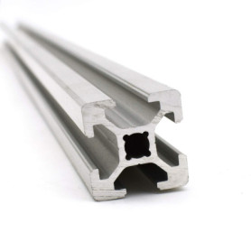Profilé Aluminium Anodisé Fullerkreg 20x20 mm - Découpe 1000 mm