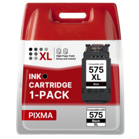 Cartouche d'Encre RUDGUZ PG-575XL Noir pour Imprimantes Canon