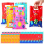 Lot de 50 Sacs Cadeau Anniversaire Colorés - Idéal pour Enfants