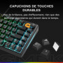 Clavier Gaming Glorious GMBK 75% avec Éclairage RGB et Touches Interchangeables