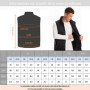 Gilet Chauffant Cubovie avec Batterie Intégrée - Veste Électrique pour Homme