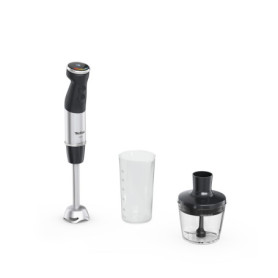 Tefal Quickchef 2 en 1 - Mixeur et Hachoir Noir/Acier Inoxydable
