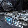 Högert Technik Set de 4 Crochets avec Poignée en Acier au Carbone