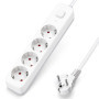 Multiprise Aigostar 4 Prises avec Câble de 5 Mètres et Sécurité Enfant