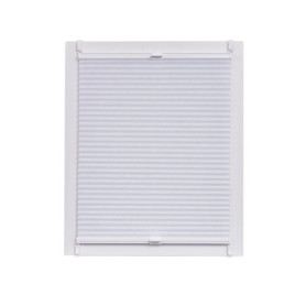 Store Plissé Nid d'Abeille Occultant Sunlines - 140 x 150 cm - Blanc