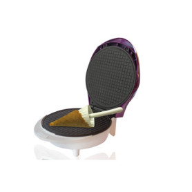 Machine à Cônes Crème Glacée BEHOME avec Plaque Anti-adhésive et Moule Inclus