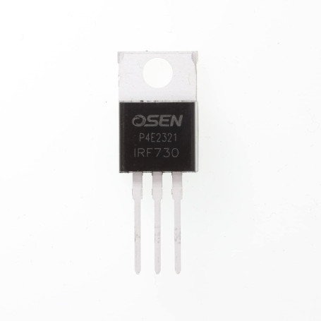 Transistor N-Channel MOSFET IRF730 400V 5.5A - Lot de 10 pièces