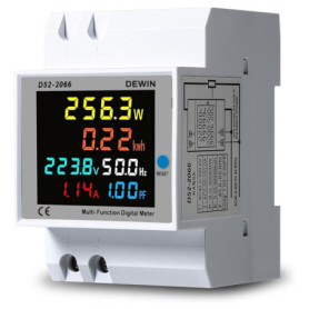 Compteur d'Énergie Numérique DeWin 6 en 1 avec Écran LCD