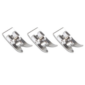 Lot de 3 Pieds Droits Universels pour Machine à Coudre Jopto
