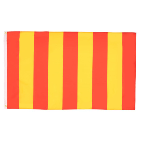 Drapeau AZ FLAG Bandes Rouges et Jaunes 150x90 cm en Polyester