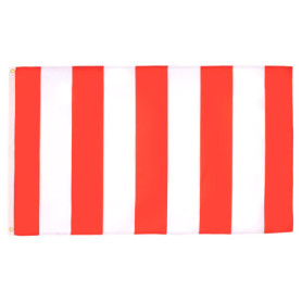 Drapeau AZ FLAG Rouge et Blanc 150x90 cm avec Œillets Métalliques