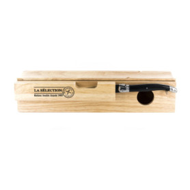 Cave à Saucisson en Bois avec Couteau Inox - COOK CONCEPT