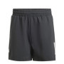 Short de Tennis Junior Adidas 3-Stripes Noir 7-8 Ans