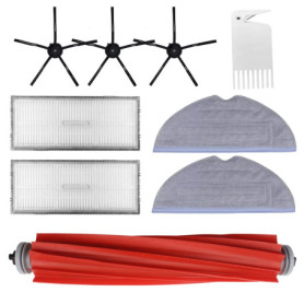 Kit d'Accessoires KENSHIRE pour Aspirateurs Xiaomi Roborock S7 - 10 Pièces
