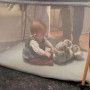 Lit Parapluie de Voyage Looping - Compact et Écologique pour Bébé