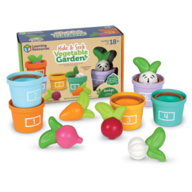 Cache-Cache dans le Potager - Jouet d'Apprentissage pour Tout-Petits