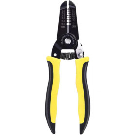 Pince à Dénuder Ergonomique avec Verrouillage de Sécurité - Outil Multifonction pour Électriciens