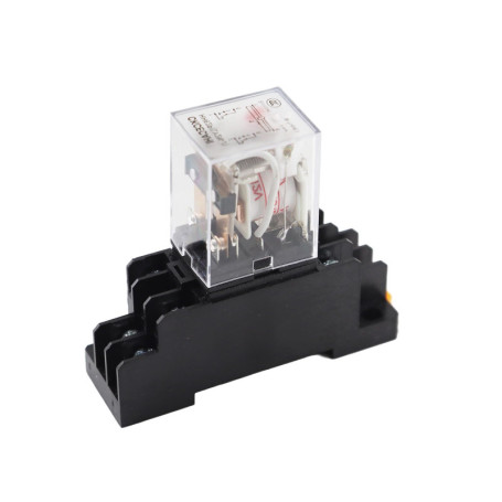 Relais Électrique 12V CA/CC DPDT 8 Broches - CubePlug