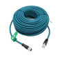 Câble Ethernet M12 vers RJ45 Cat7e 30m - HangTon pour Automatisation Industrielle