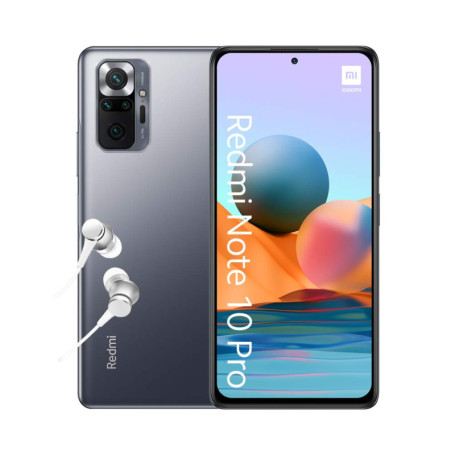 XIAOMI Redmi Note 10 Pro - Smartphone 6,67" AMOLED 120Hz, 108MP, 5020mAh, Gris
