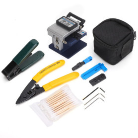 Kit d'outils de dénudage et de coupe pour fibre optique FTTH