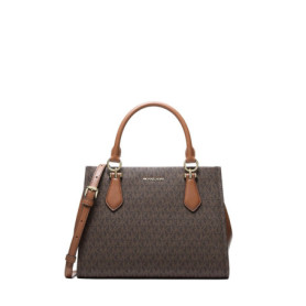 Sac à main Michael Kors Marilyn Medium en toile logo brun convertible