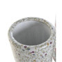 Porte-Parapluie Rond en Porcelaine avec Fleurs Colorées - DRW