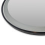 Miroir LED Dileci Rond Ø60 cm avec Éclairage Dimmable et Cadre Noir