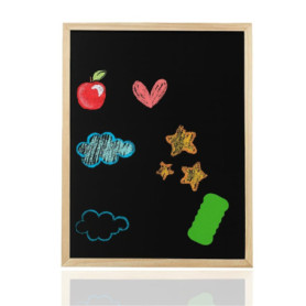 Tableau Noir PARENCE avec Éponge de Nettoyage - Ardoise Effaçable 29x21 cm