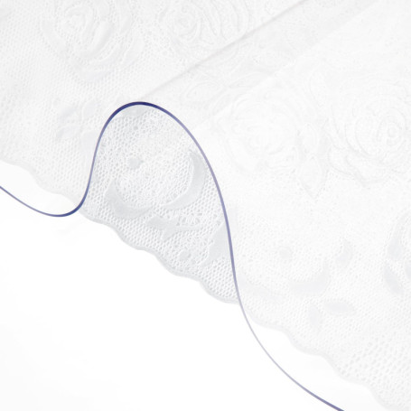 Nappe Rectangle Transparente en PVC 101,6 x 182,8 cm - Protection de Table
