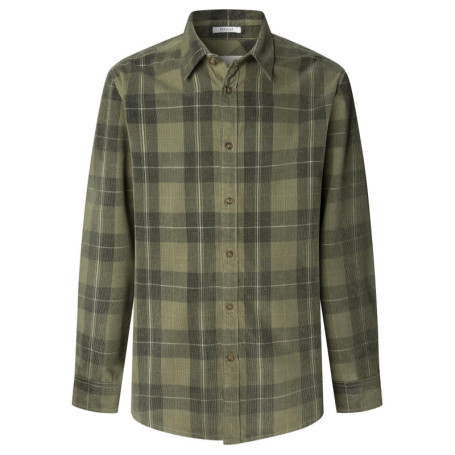 Chemise à Manches Longues Pepe Jeans Caster - Vert Militaire pour Homme - Taille XL