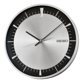 Horloge Murale Ronde Argentée Seiko QXA840S