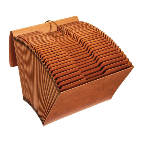 Classeur extensible Pendaflex 31 poches avec rabat - Marron