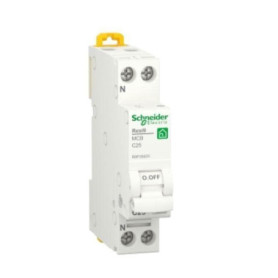 Disjoncteur Thermo-Magnétique Schneider Electric 1P+N 25A 230V