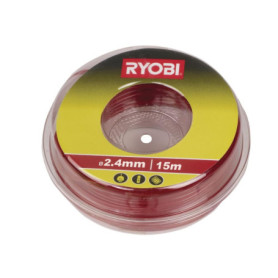 Fil de Coupe Rond Ryobi 2,4mm x 15m pour Débroussailleuses