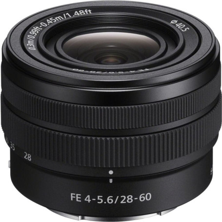Objectif Sony FE 28-60mm F4-5.6 - Léger et Compact pour Plein Format