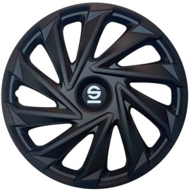 Enjoliveurs de Roue Sparco Varese 14 pouces - Set de 4 pièces Noir
