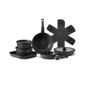 Ensemble de Casseroles et Poêles Antiadhésives VEVOR - 17 Pièces avec Poignées Amovibles