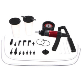 Kit de Test de Freins SIXTOL 22 pièces - Pompe Manuelle avec Manomètre