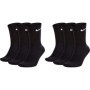 Nike Chaussettes Everyday Cushioned Crew - 6 Paires Confort Noir