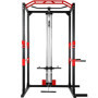 Cage de Musculation ISE Power Rack avec Barre de Traction et Dips