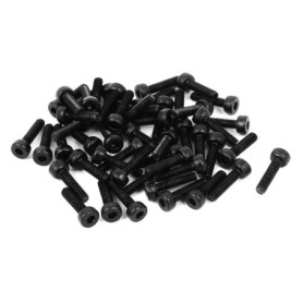 Vis Hexagonales M2 x 8 mm en Acier Alliés - 50 pièces