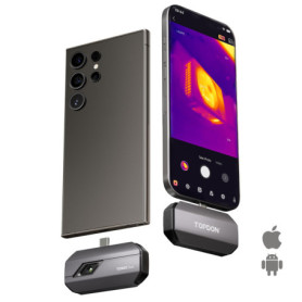Caméra Thermique TOPDON TC002C Duo pour Android/iOS - Haute Résolution 512x384