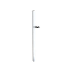 Barre de Douche Universelle Duravit avec Support Réglable en Hauteur - Chromé et Blanc Brillant