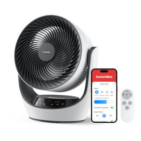 SwitchBot Ventilateur de Circulation Silencieux avec Télécommande et Application